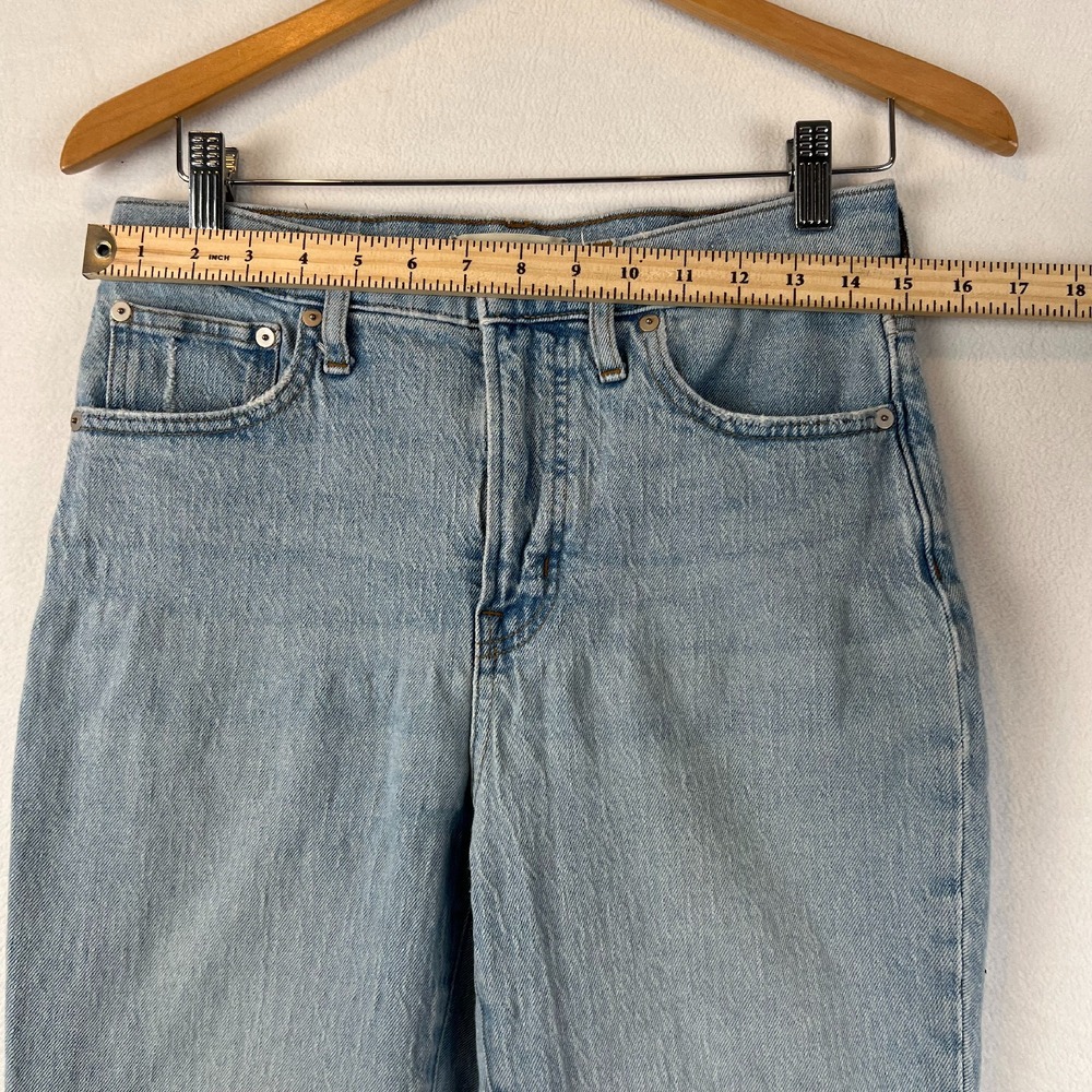 Madewell High Rise Slim Boyjean Womens 26 Jeans Light Wash Denim Everyday - Picture 8 of 13